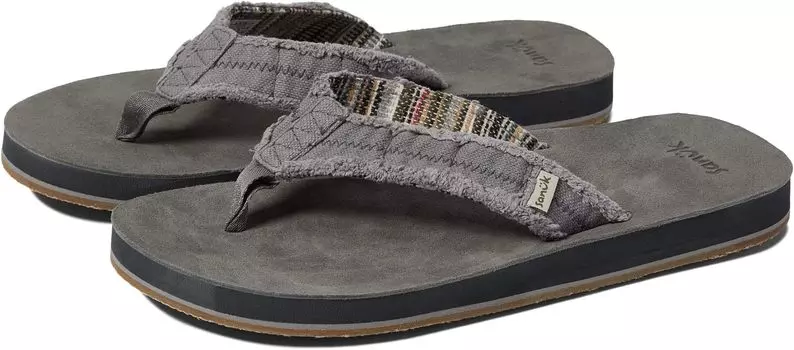 Шлепанцы Fraid Not Soft Top Sanuk, цвет Charcoal