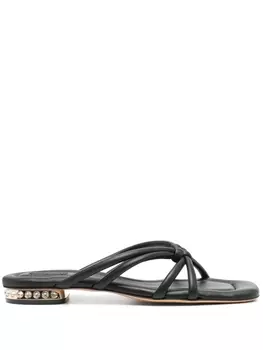 Шлепанцы Galaxy 25 Casadei, черный