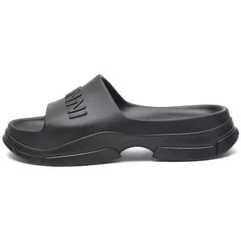 Шлепанцы Ganni Light Weight Pool, черный