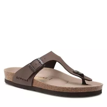 Шлепанцы Genuins Rosas, коричневый