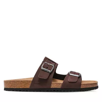 Шлепанцы Geox U Sandal Ghita B U159VB 00032 C6024 Dk Coffee, коричневый