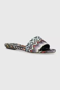 Шлепанцы Gia Flat Missoni, мультиколор