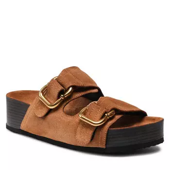 Шлепанцы Gino Rossi, коричневый