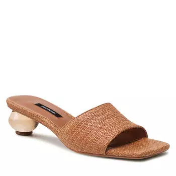 Шлепанцы Gino Rossi, коричневый