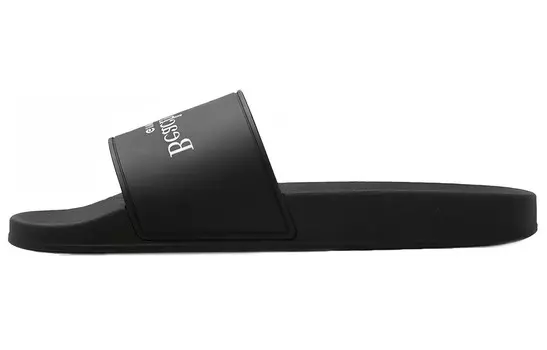 Шлепанцы Givenchy с надписью, черный