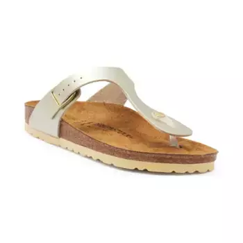 Шлепанцы Gizeh с добавлением кожи Birkenstock, золотой