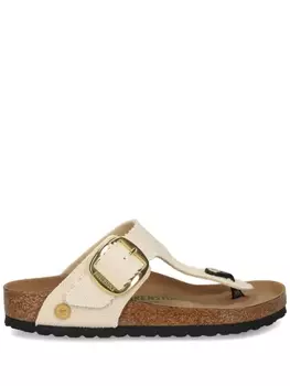 Шлепанцы Gizeh с пряжками Birkenstock, бежевый