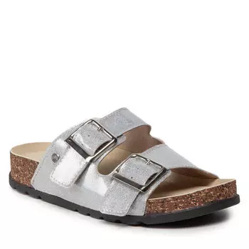 Шлепанцы GOE, серебро
