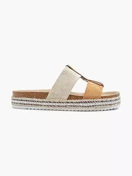 Шлепанцы Graceland, бежевый