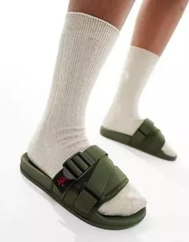 Шлепанцы Gramicci цвета хаки