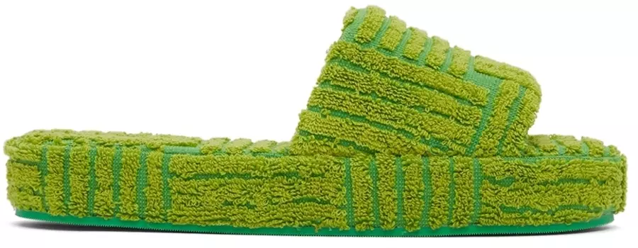 Шлепанцы Green Resort Sponge Bottega Veneta
