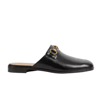 Шлепанцы Gucci Horsebit Slipper Black, черный