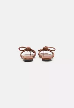 Шлепанцы HADLEY BOW FLAT Loeffler Randall, темно-красный