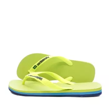 Шлепанцы Havaianas Brasil Layers, зеленый