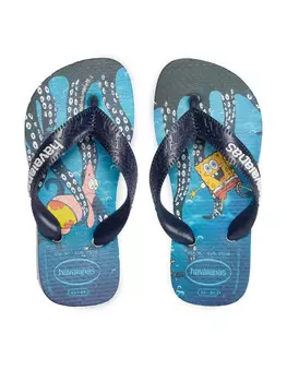 Шлепанцы Havaianas K T Spongeb 41470660001, темно-синий