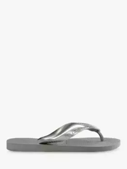 Шлепанцы Havaianas Metallic, серебряный