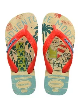 Шлепанцы Havaianas MINECRAFT, разноцветный