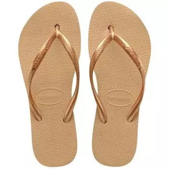 Шлепанцы Havaianas Slim Flatform, золотой