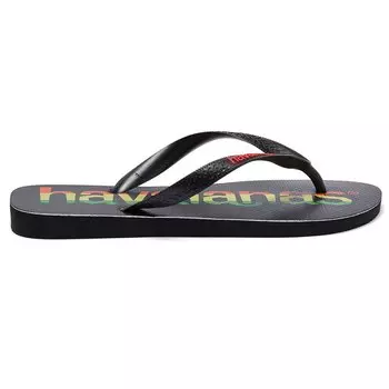 Шлепанцы Havaianas Top Logomania, черный