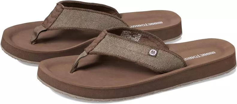 Шлепанцы Heath Minnetonka, коричневый