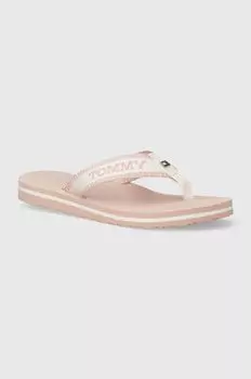 Шлепанцы HILFIGER WEBBING POOL SLIDE Tommy Hilfiger, розовый