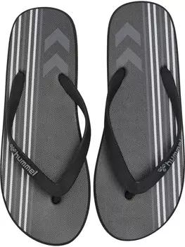Шлепанцы Hummel Flipflop Multi Stripe Erwachsene, черный