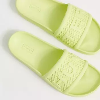 Шлепанцы Hunter Bloom Algae Foam, светло-зеленый