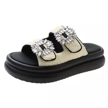 Шлепанцы и сланцы ABCYLM Slide Slippers Women's, черный