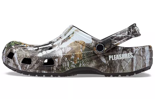 Шлепанцы и сланцы Crocs Classic Clog Pleasures Skeleton Realtree Edge Camo
