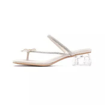 Шлепанцы и сланцы JOSINY Flip Flops Women's, серебряный