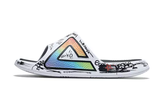 Шлепанцы и сланцы PEAK Statistic Sandals Slide Slippers Men Black