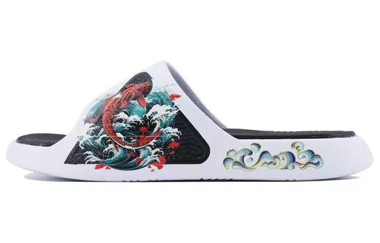 Шлепанцы и сланцы PEAK Statistic Sandals Slide Slippers Men Black