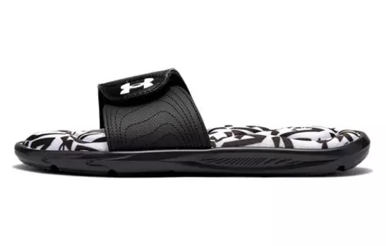 Шлепанцы Ignite 6 женские, черные/белые Under Armour