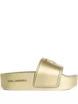 Шлепанцы Ikon Kondo KARL LAGERFELD, золотой