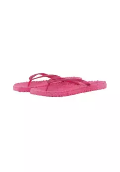 Шлепанцы Ilse Jacobsen "CHEERFUL01", стелька с рисунком, блестки, массажный эффект, цвет Magenta