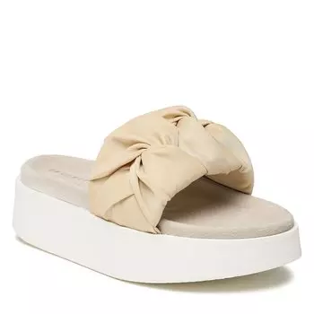 Шлепанцы Inuikii FjordFlower Platform, бежевый