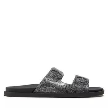 Шлепанцы Ipanema 83530 Black/Clear Glitter Black AR987, серебро
