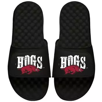 Шлепанцы ISlide Arkansas Razorbacks, черный