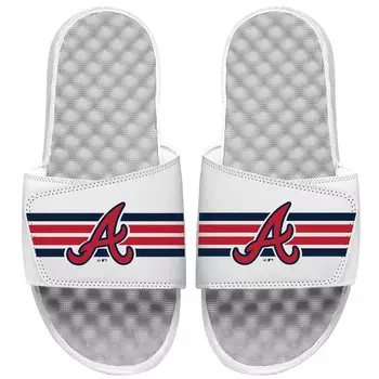 Шлепанцы ISlide Atlanta Braves, белый