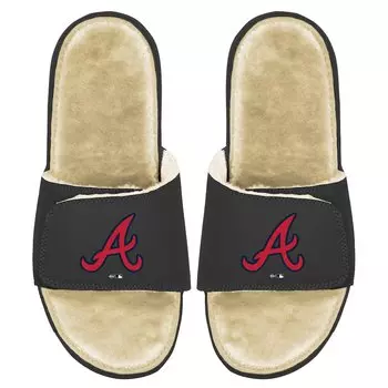 Шлепанцы ISlide Atlanta Braves, черный