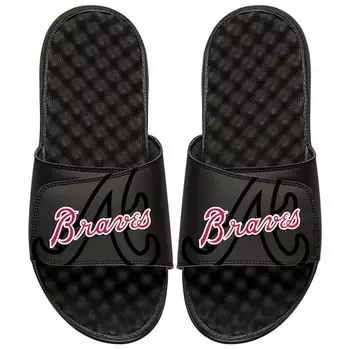 Шлепанцы ISlide Atlanta Braves, черный