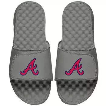 Шлепанцы ISlide Atlanta Braves, серый