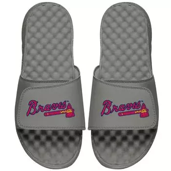 Шлепанцы ISlide Atlanta Braves, серый