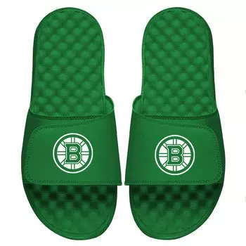 Шлепанцы ISlide Boston Bruins, зеленый