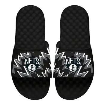 Шлепанцы ISlide Brooklyn Nets, черный