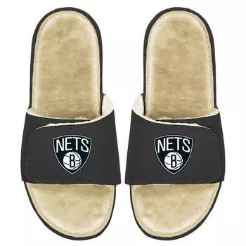 Шлепанцы ISlide Brooklyn Nets, черный