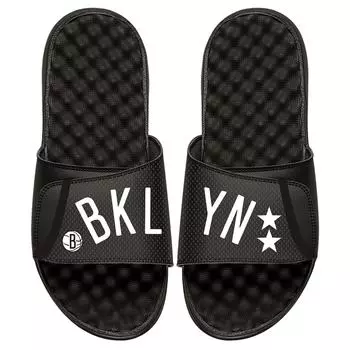 Шлепанцы ISlide Brooklyn Nets, черный