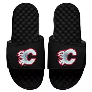 Шлепанцы ISlide Calgary Flames, черный