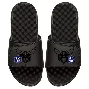 Шлепанцы ISlide Charlotte Hornets, черный
