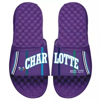 Шлепанцы ISlide Charlotte Hornets, фиолетовый